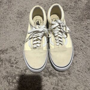 Vans Cream and White shoes